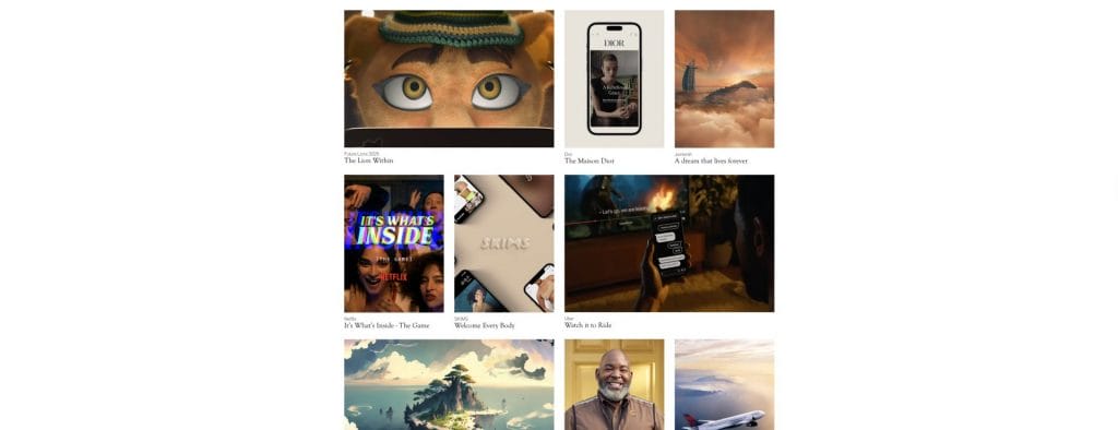 AKQA homepage screenshot