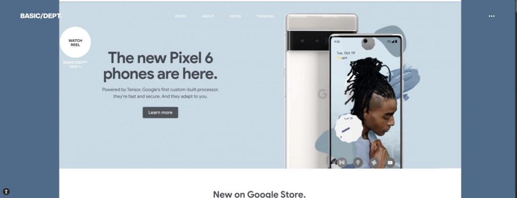 BASIC/DEPT® homepage screenshot