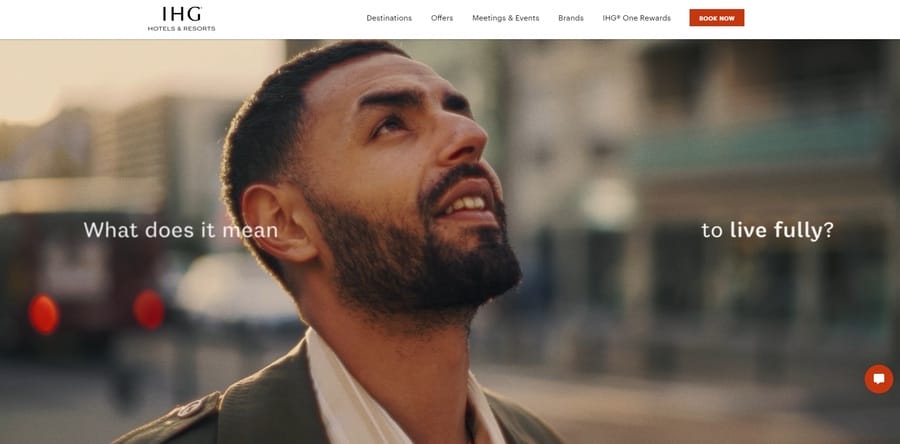 EVEN Hotels website screenshot