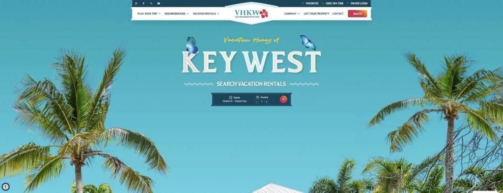 VHKW homepage screenshot