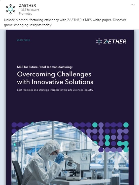 Image showing document ads on LinkedIn