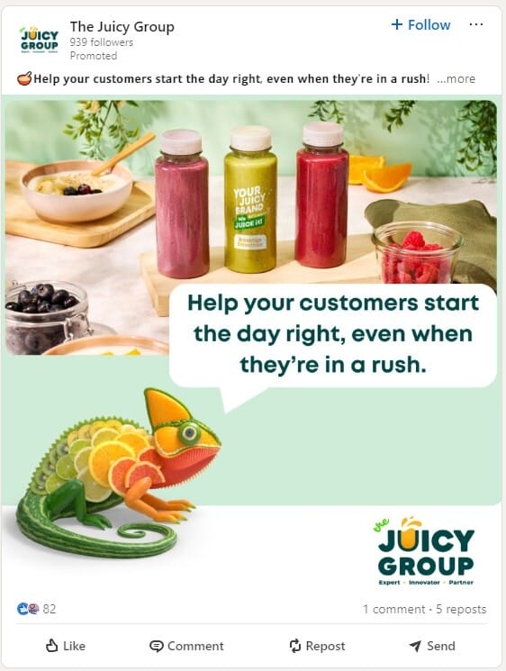 Image showing single image ads on LinkedIn