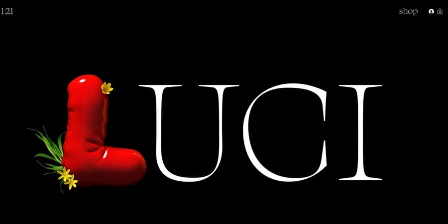 Luci website screenshot