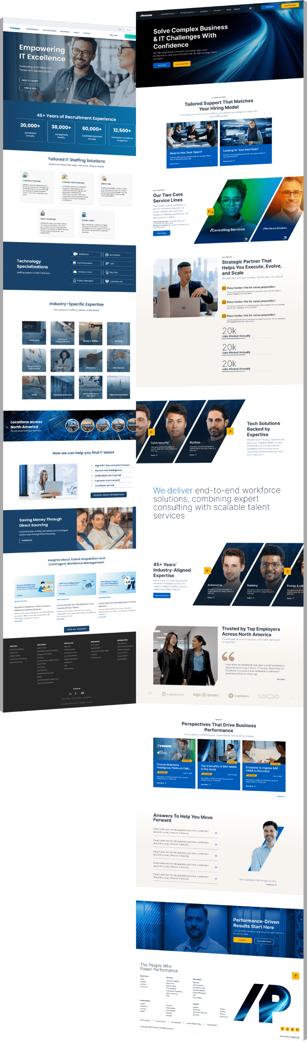 Image showing Procom's before and after design