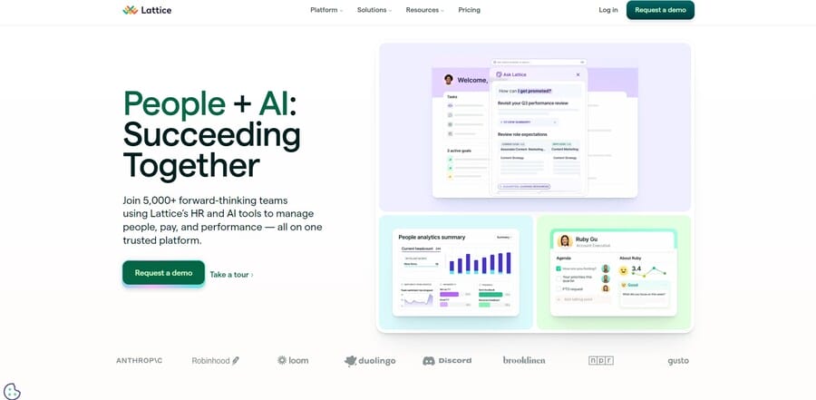 Lattice website screenshot