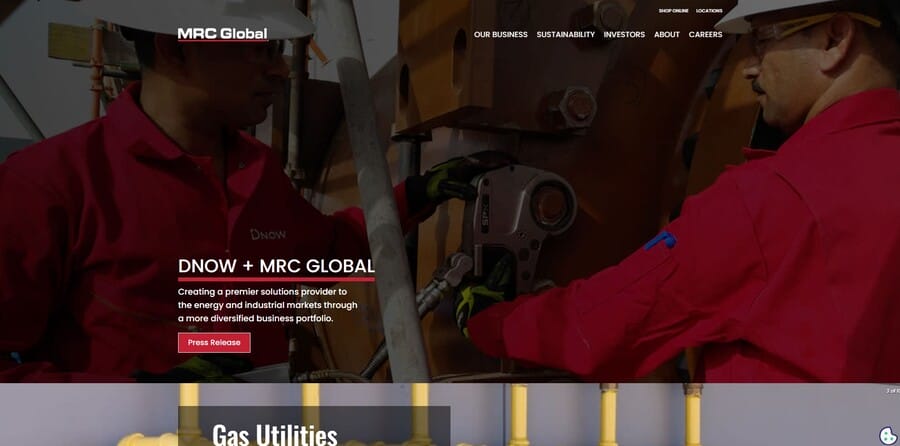MRC Global, Inc. website screenshot