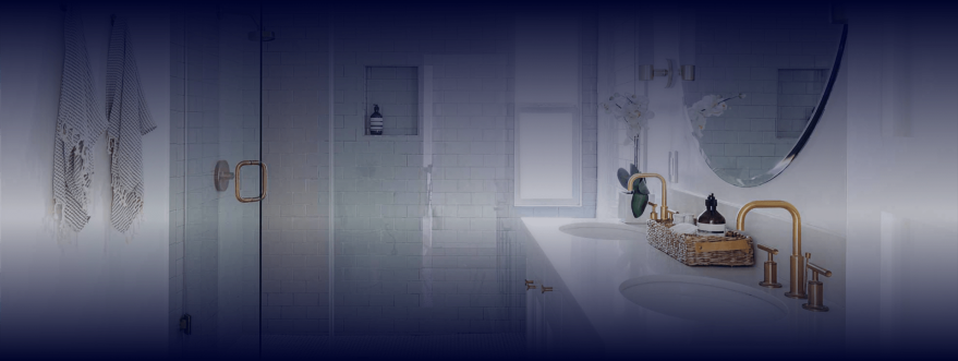 Background image for Steel City Glass' case study showing a bathroom