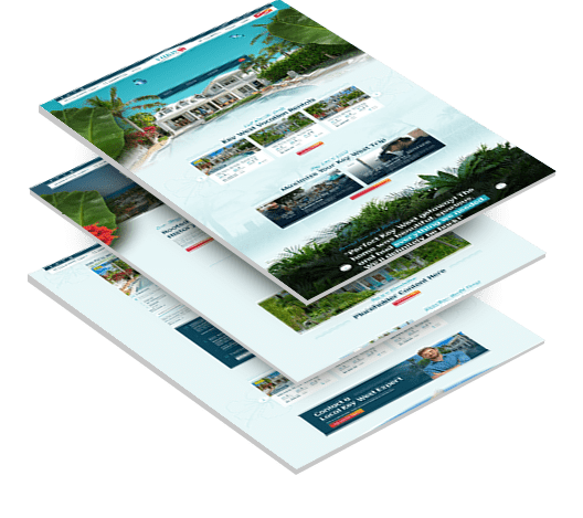 vhokw-stacked Image showing Vacation Homes Of Key West's website design