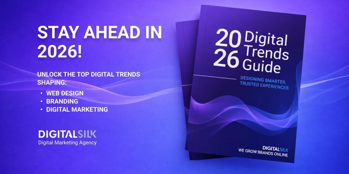 The cover of Digital Silk's Digital Trends Guide for 2026