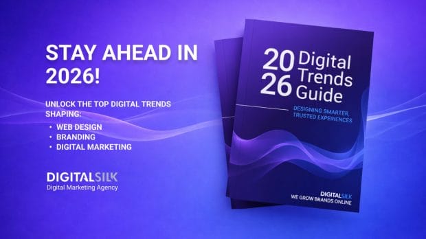 The cover of Digital Silk's Digital Trends Guide for 2026