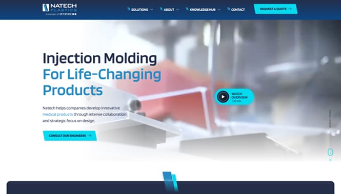 NaTech Plastic website screenshot