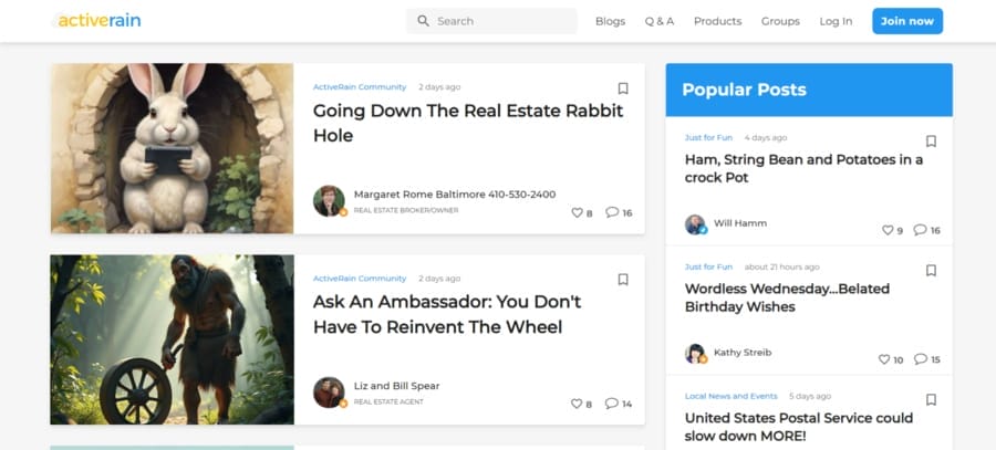 Discover The 30 Best Real Estate Agent Websites In 2025 25 ActiveRain website screenshot