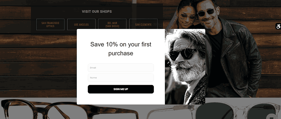 30 Stunning Website Pop-Up Examples From Experts 26 Alexander Daas website screenshot
