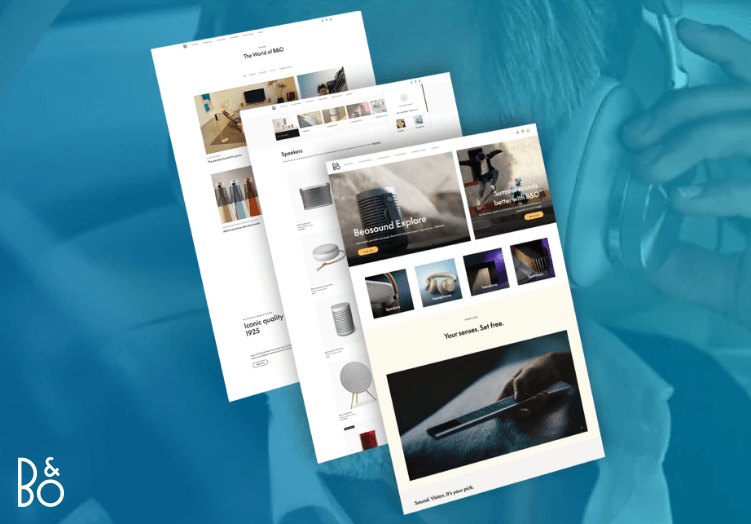 high-tech ecommerce website design showcase