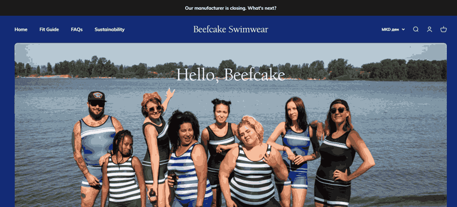 30 Best Shopify Store Examples For Inspiration 4 Beefcake Swimwear website screenshot