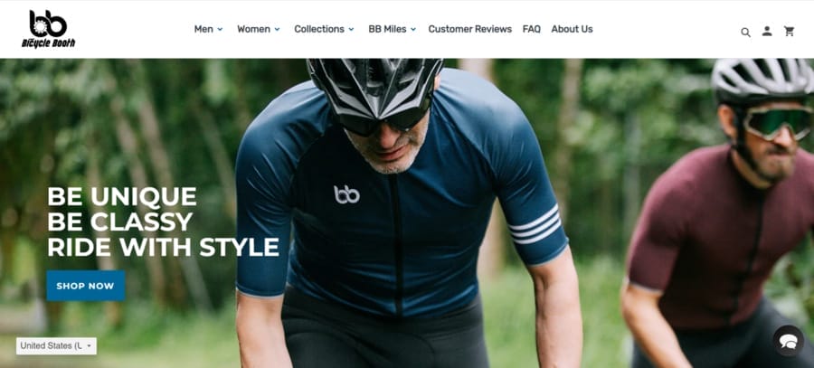 30 Best Shopify Store Examples For Inspiration 23 Bicycle Booth website screenshot