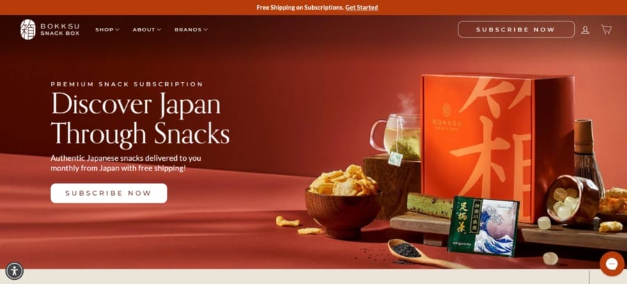 30 Best Shopify Store Examples For Inspiration 15 Bokksu website screenshot