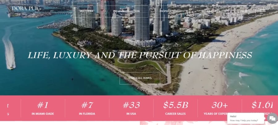 Discover The 30 Best Real Estate Agent Websites In 2025 3 Dora Puig website screenshot