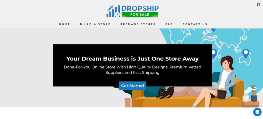 30 Best Shopify Store Examples For Inspiration 29 Dropship for Sale website screenshot