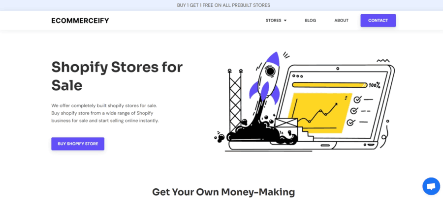 30 Best Shopify Store Examples For Inspiration 27 Ecommercify website screenshot