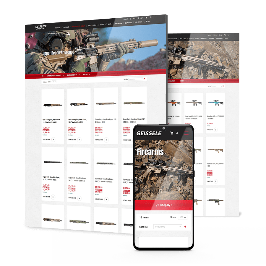 Geissele website