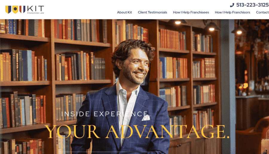 20 Best Law Firm Branding Ideas 17 Kit Franchise Law website screenshot