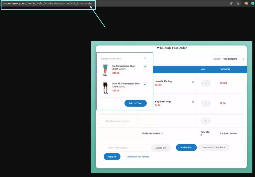 Top Tips & Extensions To Optimize Magento Performance & Boost Site Speed 6 A screenshot of BSS Commerce's WebP image converter in action