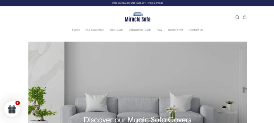 30 Best Shopify Store Examples For Inspiration 22 MiracleSofa website screenshot