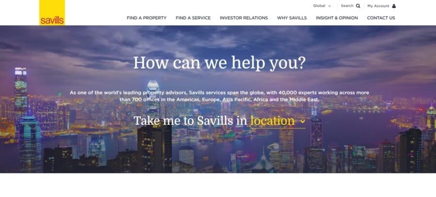 Discover The 30 Best Real Estate Agent Websites In 2025 30 Savills website screenshot
