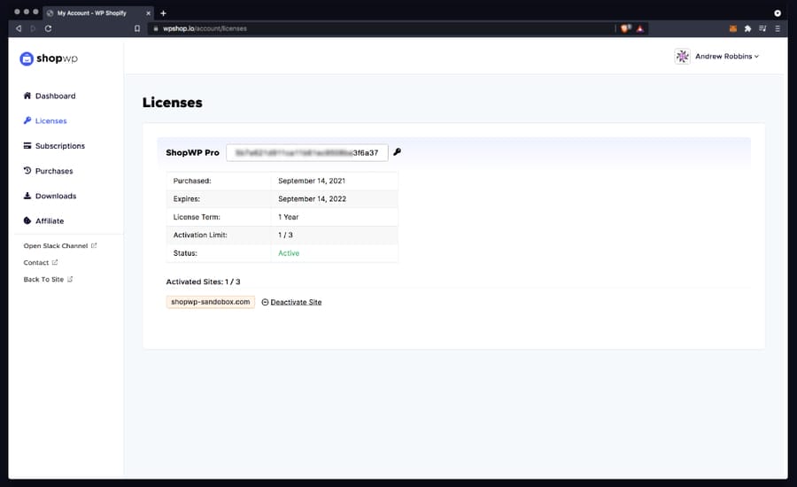 Shopify WordPress Integration: Benefits, Steps & FAQs 9 Shop WP Screenshot