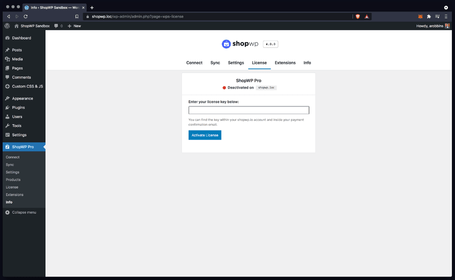 Shopify WordPress Integration: Benefits, Steps & FAQs 10 Shop WP Screenshot