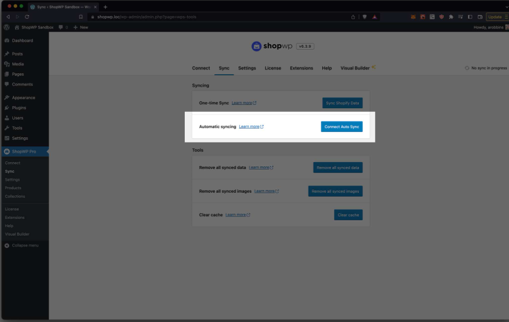 Shopify WordPress Integration: Benefits, Steps & FAQs 12 Shop WP Screenshot