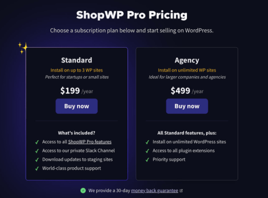 Shopify WordPress Integration: Benefits, Steps & FAQs 7 Shop WP Screenshot
