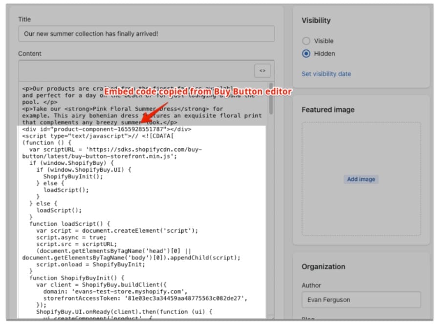 Shopify WordPress Integration: Benefits, Steps & FAQs 6 Shopify website screenshot