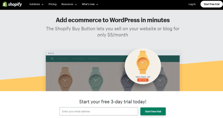 Shopify WordPress Integration: Benefits, Steps & FAQs 1 Shopify screenshot