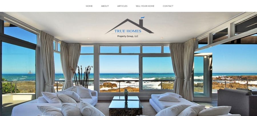 Discover The 30 Best Real Estate Agent Websites In 2025 6 True Homes website screenshot