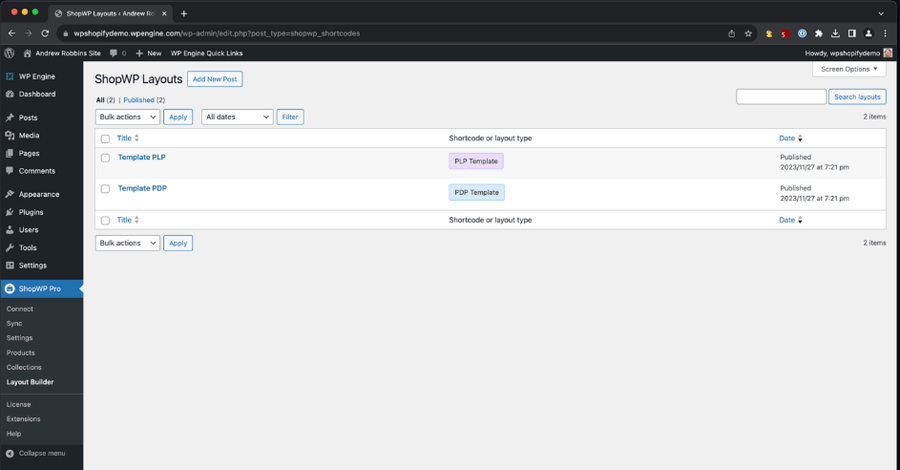 Shopify WordPress Integration: Benefits, Steps & FAQs 13 Wordpress Screenshot