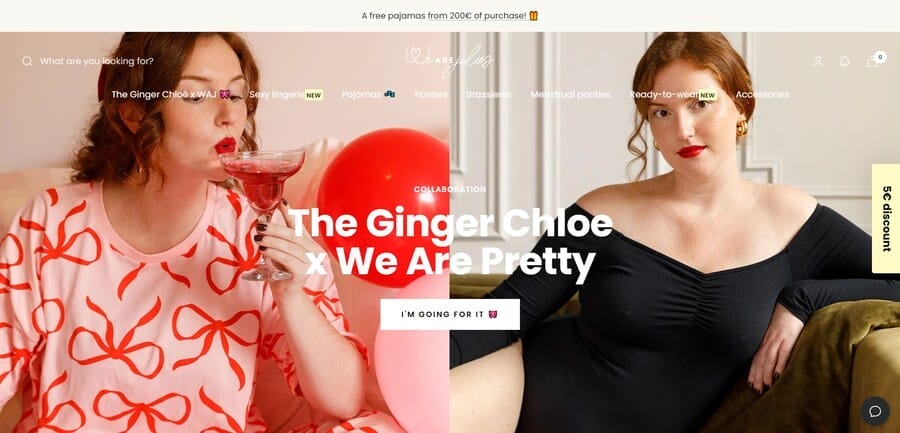 15 B2C eCommerce Best Practices To Increase Sales 3 We Are Jolies website screenshot