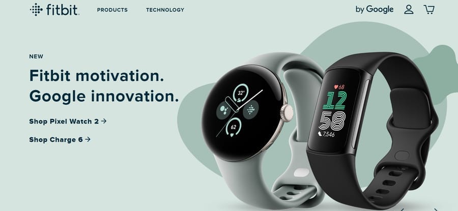 How To Use Behavioral Design In Web Design: Principles, Benefits & Examples 1 An example of Fitbit's step counter on their website homepage