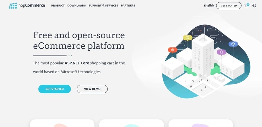 15 Best B2B eCommerce Platforms 3 nopCommerce website screenshot