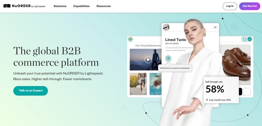 15 Best B2B eCommerce Platforms 15 NuORDER website screenshot