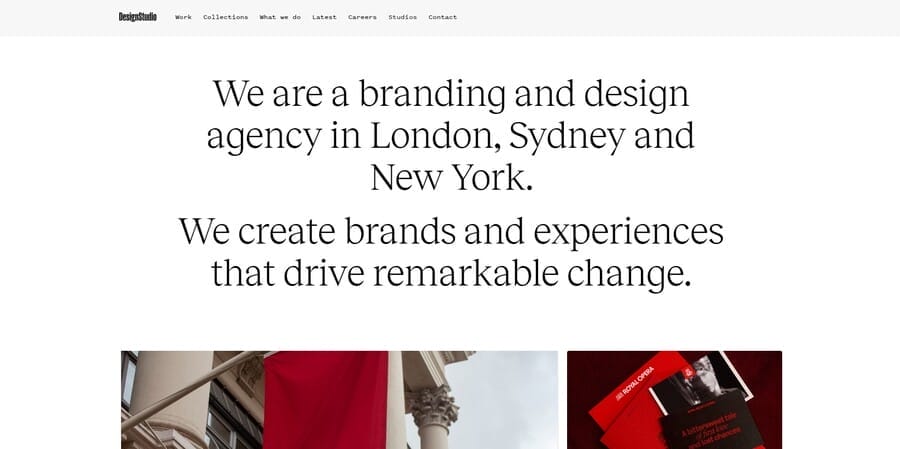 25 Best Branding Agencies In The USA In 2026 9 DesignStudio website screenshot