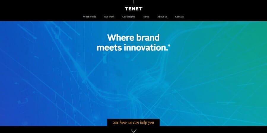 25 Best Branding Agencies In The USA In 2026 18 Tenet Partners website screenshot