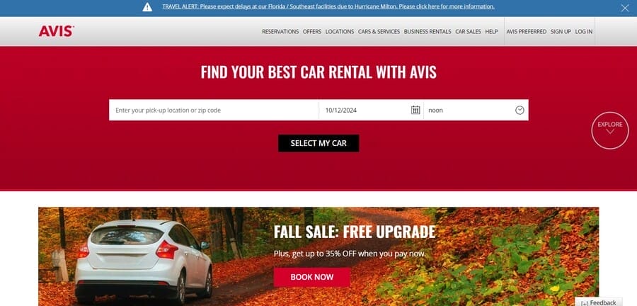 20 Best Font Pairs For Impressive Branding (With Examples) 39 Avis website screenshot