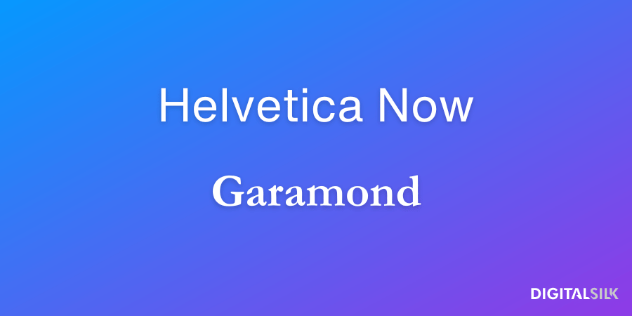20 Best Font Pairs For Impressive Branding (With Examples) 17 Helvetica and Garamond fonts