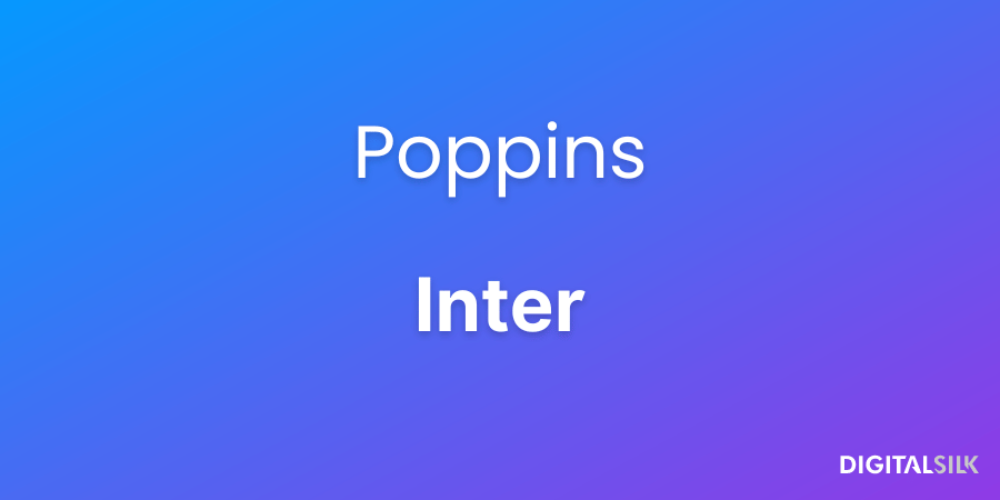 20 Best Font Pairs For Impressive Branding (With Examples) 31 Poppins and Inter fonts