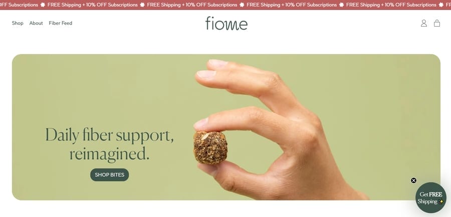25 Best Homepage Designs For Inspiration In 2025 19 Fiome website screenshot
