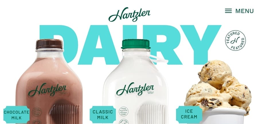 25 Best Homepage Designs For Inspiration In 2025 25 Hartzler website screenshot