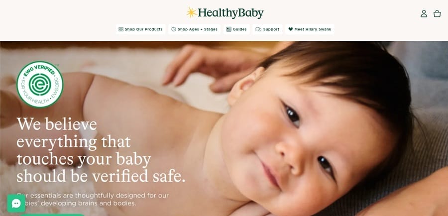 25 Best Homepage Designs For Inspiration In 2025 14 HealthyBaby website screenshot
