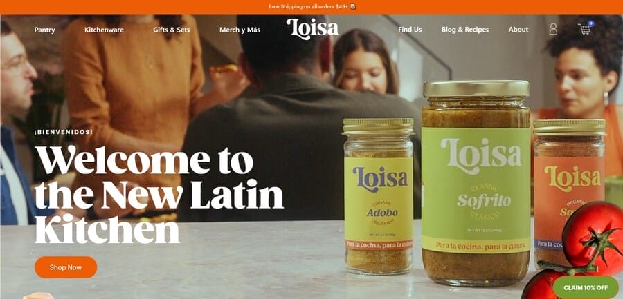 25 Best Homepage Designs For Inspiration In 2025 16 Loisa website screenshot